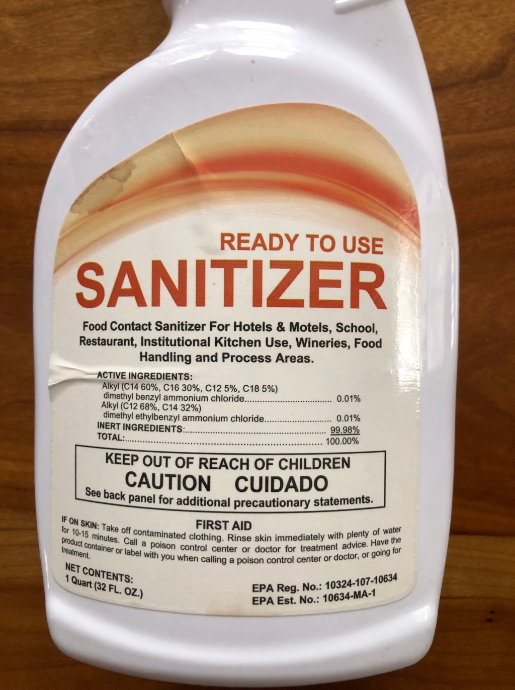 Food Safety – Surfaces and Equipment&nbsp;Sanitization